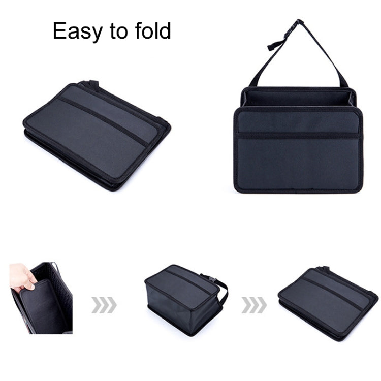 Car Hanging Garbage Bag Multifunctional Folding Storage Box, Model: H611 Woven Pattern - Stowing Tidying by buy2fix | Online Shopping UK | buy2fix