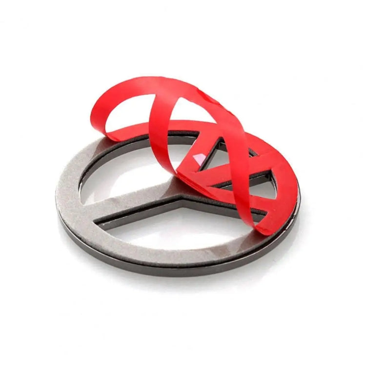 Car Anti-War Peace Sign Three-Dimensional Metal Stickers, Color: Titanium Black - 3D Metal Sticker by buy2fix | Online Shopping UK | buy2fix