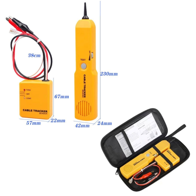 Multifunctional Anti-Interference Network Cable Telephone Line Finder - Lan Cable and Tools by buy2fix | Online Shopping UK | buy2fix