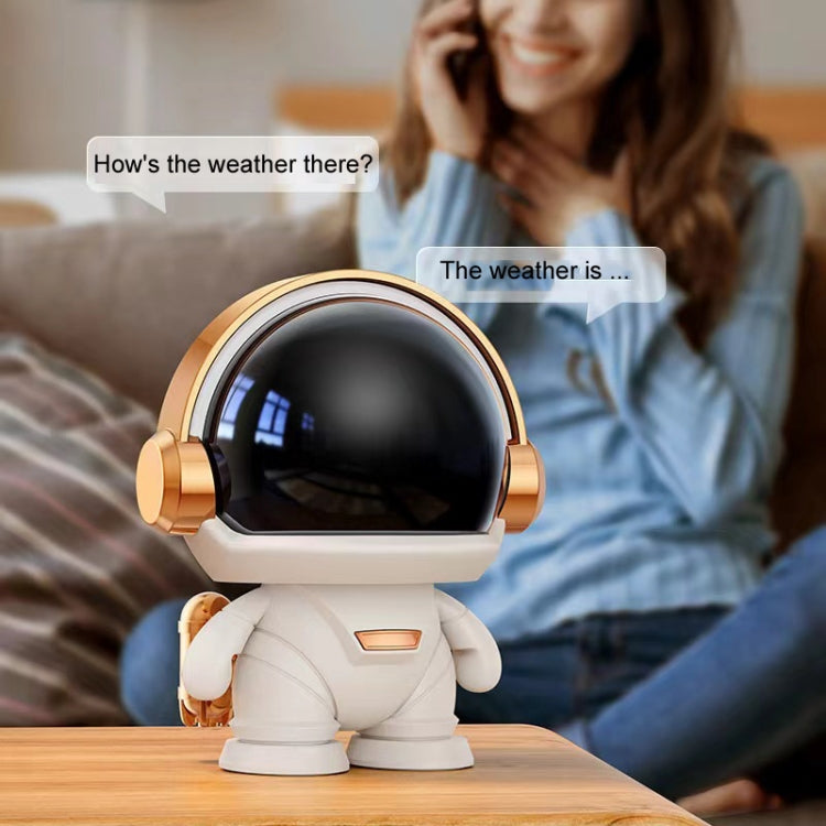 Mini Astronaut Portable Smart Subwoofer Bluetooth Speaker, Color: White Gray - Mini Speaker by buy2fix | Online Shopping UK | buy2fix