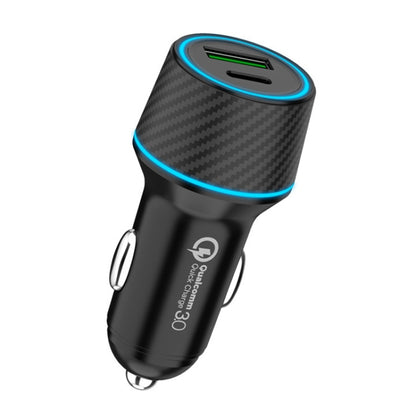 QIAKEY Dual Fast Charging Charger One To Two Cigarette Lighter, Size: TH229 95W(Black) - Car Charger by QIAKEY | Online Shopping UK | buy2fix