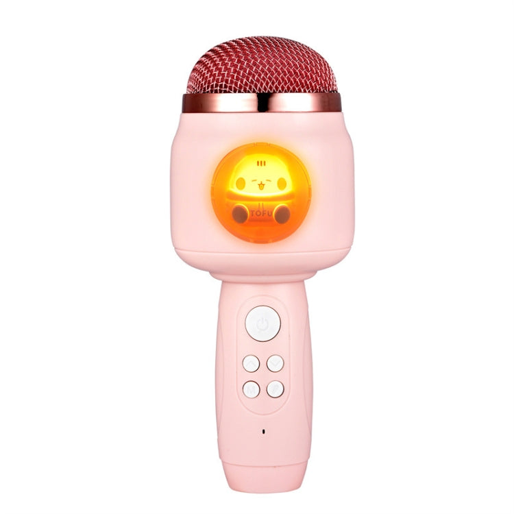 ICARER FAMILY F816 Karaoke Microphone Speaker Home Bluetooth Wireless Microphone(Pink) - Microphone by ICARER FAMILY | Online Shopping UK | buy2fix