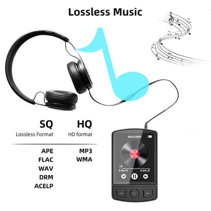 128GB 1.8-Inch Color Screen Recording MP3/MP4 Sports Bluetooth Walkman With Back Clip - MP3 Player by buy2fix | Online Shopping UK | buy2fix