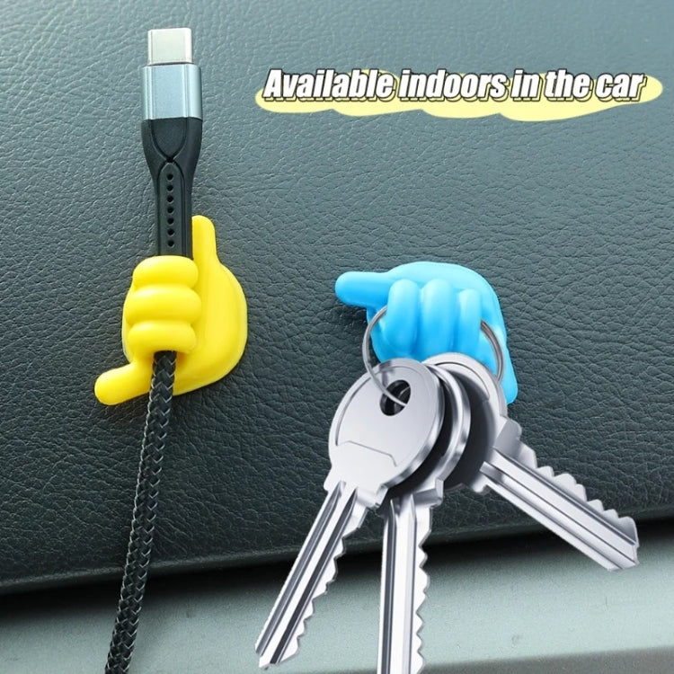 Car Front Storage Hook Desk Organization, Random Color Delivery, Size: 5pcs Large - Auto Fastener & Clips by buy2fix | Online Shopping UK | buy2fix