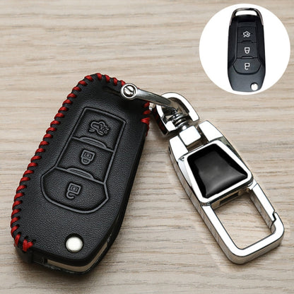 For Ford Car Key Cover Keychain Anti-lost Number Plate, Style: B - Car Key Cases by buy2fix | Online Shopping UK | buy2fix