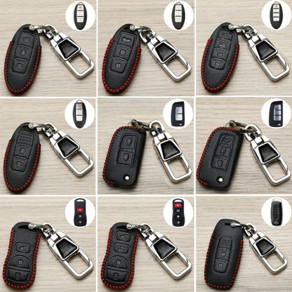 For Nissan Car Key Cover Keychain Anti-lost Number Plate, Style: B - Car Key Cases by buy2fix | Online Shopping UK | buy2fix