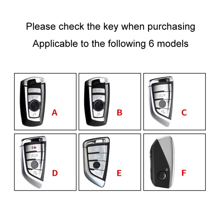 For BMW Car Key Cover Multifunctional Keychain Anti-Lost Number Plate, Style: E - Car Key Cases by buy2fix | Online Shopping UK | buy2fix