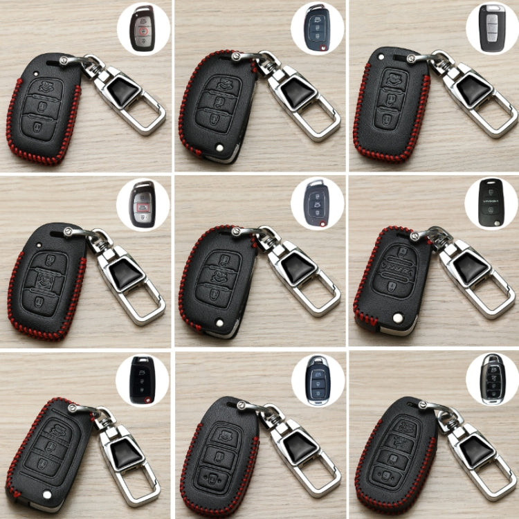 For Hyundai Car Key Cover Multifunctional Keychains Anti-lost Number Plates, Style: F - Car Key Cases by buy2fix | Online Shopping UK | buy2fix