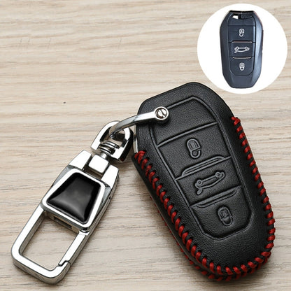 For Citroen Car Key Cover Multifunctional Keychain Anti-lost Number Plate(C) - Car Key Cases by buy2fix | Online Shopping UK | buy2fix