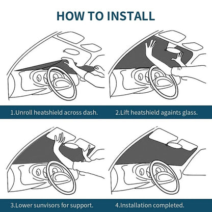 70x145cm Printed Car Sun Protection Heat Insulation Sunshade(Cat) - Window Foils & Solar Protection by buy2fix | Online Shopping UK | buy2fix