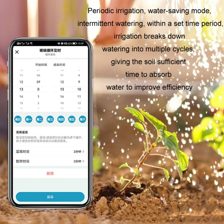 NADSTER US Plug Bluetooth WiFi Remote Automatic Timed Flower Watering Controller, Specification: Dual Outlet - Watering & Irrigation by NADSTER | Online Shopping UK | buy2fix