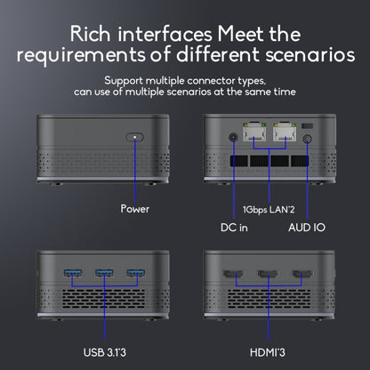 T9 Plus N100 DDR5 8G+0G US Plug 12th Alder Lake Dual Gigabit LAN+3 HDMI 4K HD Pocket Mini PC - Windows Mini PCs by buy2fix | Online Shopping UK | buy2fix