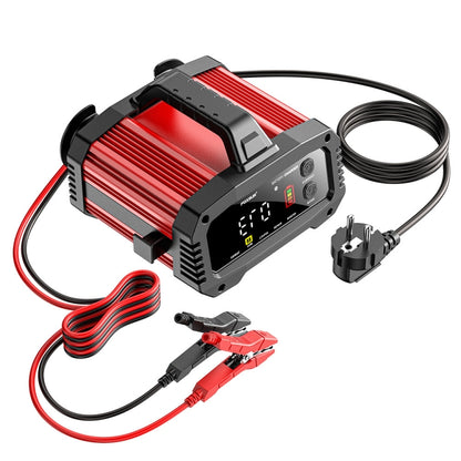 FOXSUR 25A 12V/24V Portable High-Power Car Ship Motorcycle Charger(EU Plug) - Battery Charger by FOXSUR | Online Shopping UK | buy2fix