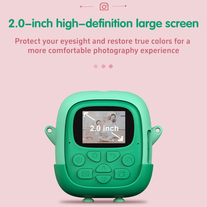 A19B 2.0-Inch 720P HD Reversible Camera Cartoon Children Mini Digital Printing Camera(Pink) - Children Cameras by buy2fix | Online Shopping UK | buy2fix