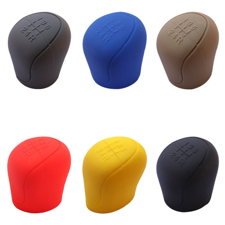 Automotive Silicone Manual Automatic Shift Lever Protective Cover, Size: Gear Shift Blue - Shift Knob by buy2fix | Online Shopping UK | buy2fix