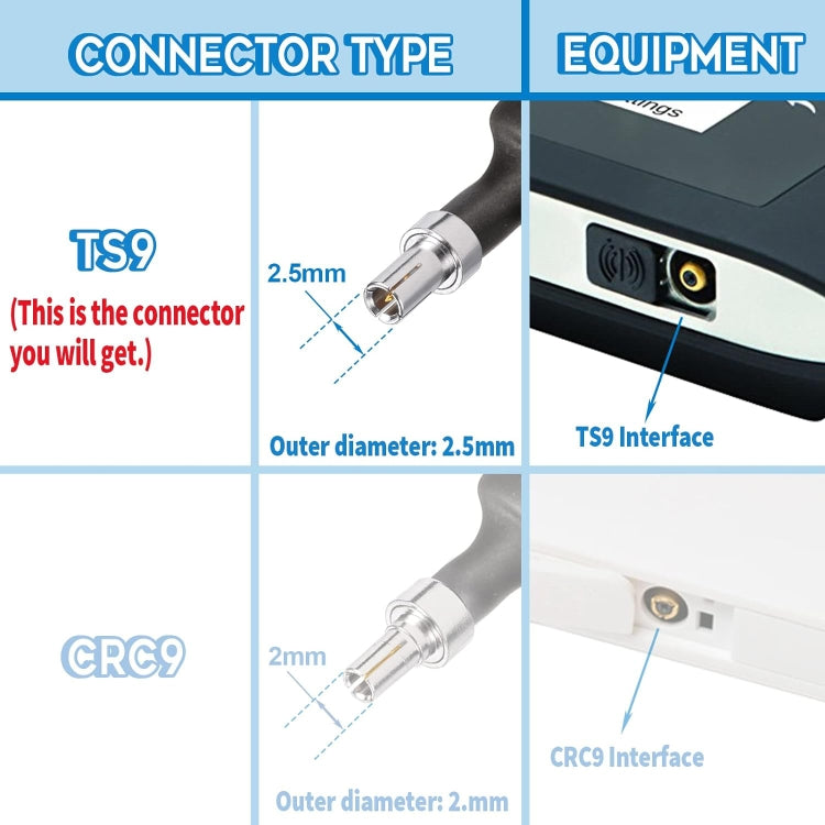 30cm TS9 Male To Female Flat Over Window Cable RF Coaxial Cable - Connectors by buy2fix | Online Shopping UK | buy2fix