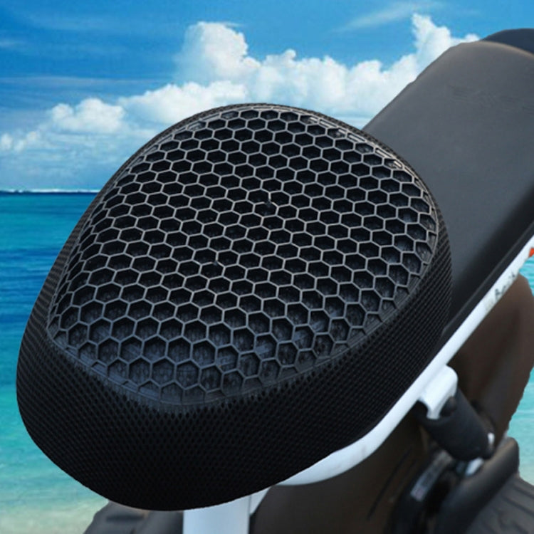 Motorcycle Breathable Massage Waterproof Sun-proof Silicone Seat Cushion(Black) - Seat Covers by buy2fix | Online Shopping UK | buy2fix