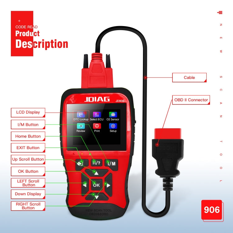 OBD Car Engine Fault Detector ELM327 Car Code Reader Card(JD906) - Electronic Test by buy2fix | Online Shopping UK | buy2fix