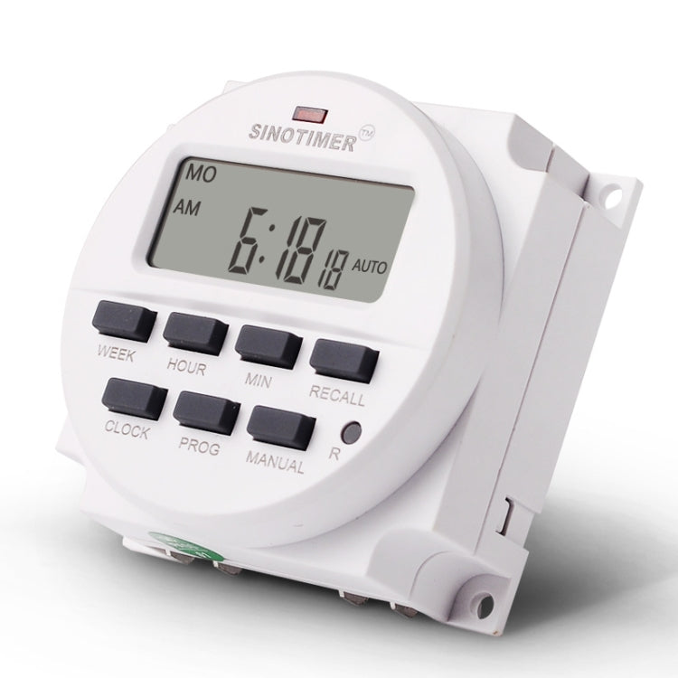 SINOTIMER TM618N-1 110V 7 Days Weekly Programmable Digital Electronic Timer Switch - Switch by SINOTIMER | Online Shopping UK | buy2fix