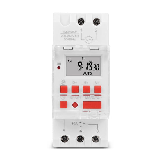 SINOTIMER TM919B-4 12V 30A Programmable Digital Timer Switch Automatic Cycle Timing Controller - Switch by SINOTIMER | Online Shopping UK | buy2fix