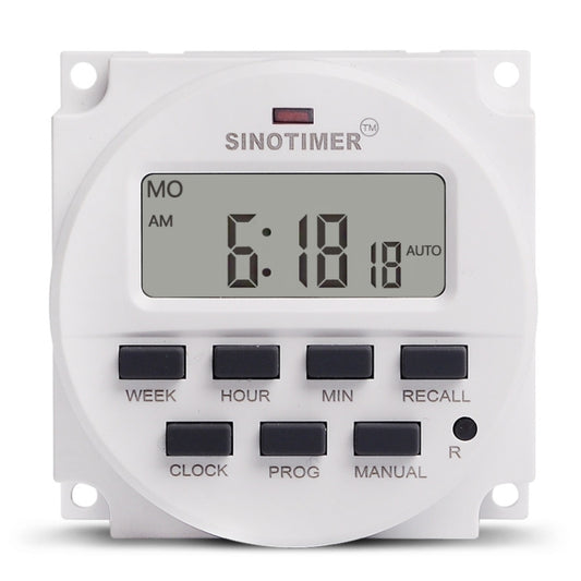 SINOTIMER Programmable Timer Switch Time Controller, Model: TM618H 5V - Digital Countdown by SINOTIMER | Online Shopping UK | buy2fix