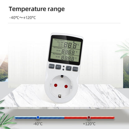 Intelligent Digital Thermostat Countdown Temperature Control Switch Socket Timing Temperature Controller(UK) - Smart Socket by buy2fix | Online Shopping UK | buy2fix