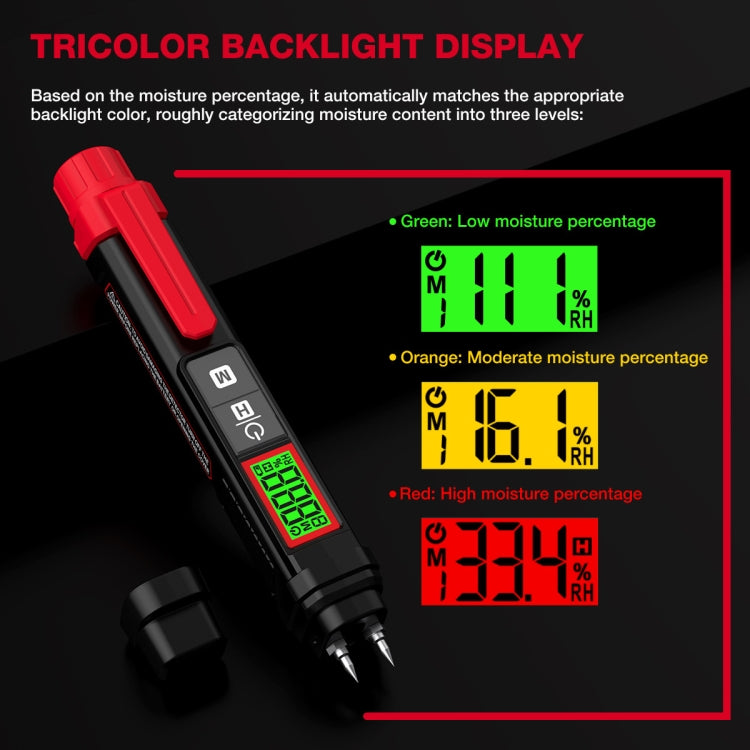 HABOTEST Wood Moisture Content Rapid Tester - PH & Moisture Meter by HABOTEST | Online Shopping UK | buy2fix