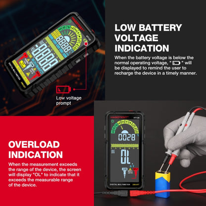 HABOTEST Automatic Range Digital Display Ultra-Clear Intelligent Current Multimeter - Digital Multimeter by HABOTEST | Online Shopping UK | buy2fix