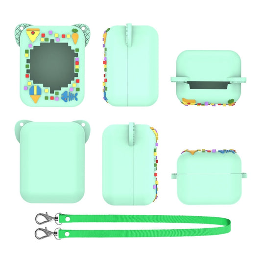 For Bitzee Electronic Pet Machine Silicone Protective Case(Mint Green) - Accessories by buy2fix | Online Shopping UK | buy2fix