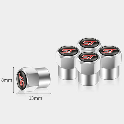 4pcs /Set Car Valve Cap Motorcycle Tire Decoration, Color: Silver - Tire Valve Caps by buy2fix | Online Shopping UK | buy2fix