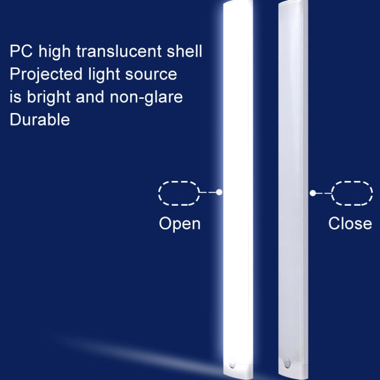 48cm LED Human Sensor Emergency Light USB Tri-color Dimmable Cabinet Lamp - Sensor LED Lights by buy2fix | Online Shopping UK | buy2fix