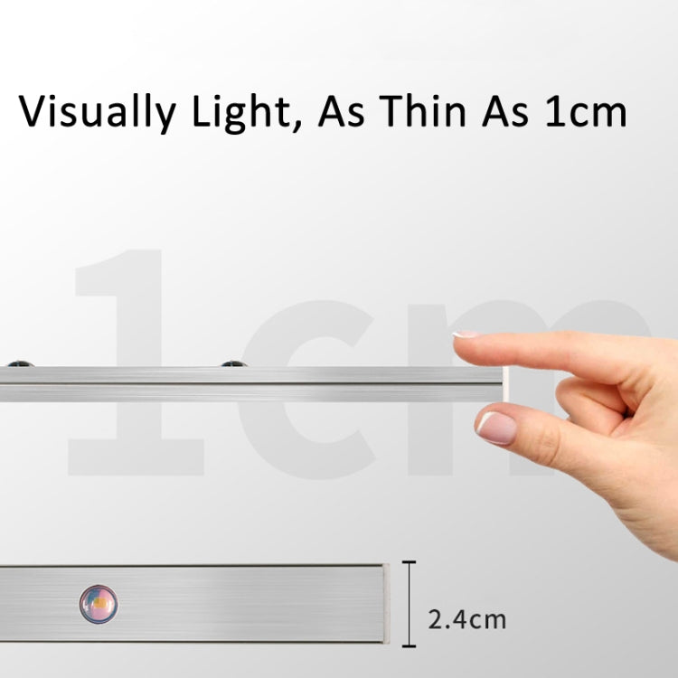 30cm 220V CN Plug Wardrobe Cabinet Lamp LED Light Bar With Button Switch(Warm White) - LED Blubs & Tubes by buy2fix | Online Shopping UK | buy2fix