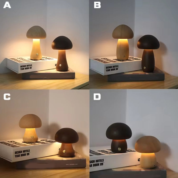 Mushroom Shape Night Light Touch Control Dimmable Bedside Atmosphere Lamp, Style: A Type Beech - Night Lights by buy2fix | Online Shopping UK | buy2fix