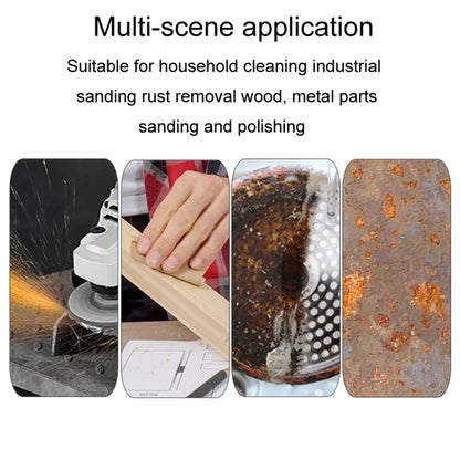 80# Woodworking Polishing Metal Rust Removal Wet And Dry Sponge Sandpaper - Abrasive Tools & Accessories by buy2fix | Online Shopping UK | buy2fix