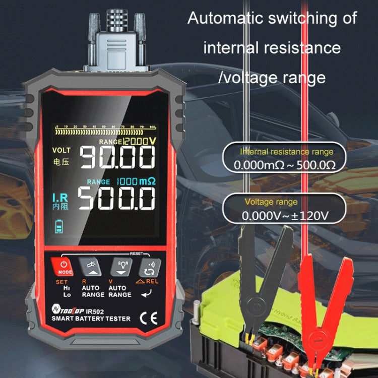 Battery Internal Resistance Tester Lead-Acid Alkaline Lithium Battery Tester, Model: IR502 - Battery & Resistance Tester by buy2fix | Online Shopping UK | buy2fix