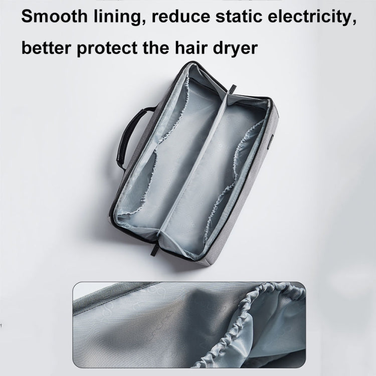 For Dyson Baona BN-DS010 Large Capacity Waterproof Hair Dryer Storage Bag(Gray) - For Dyson Accessories by Baona | Online Shopping UK | buy2fix