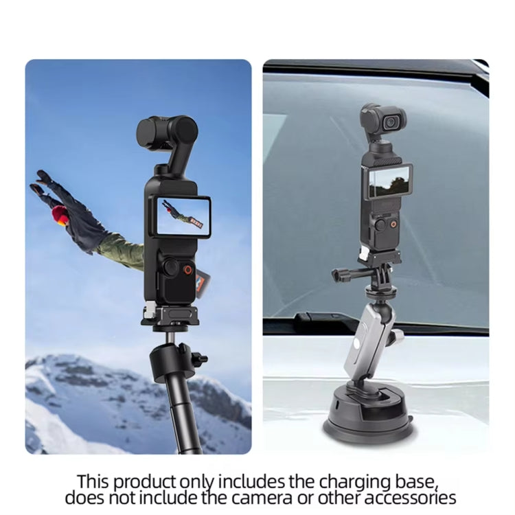 For DJI OSMO Pocket 3 Camera Charging Base Quick Release Mount Adapter With 1/4 Inch Hole, Spec: With Tripod - Mount & Holder by buy2fix | Online Shopping UK | buy2fix