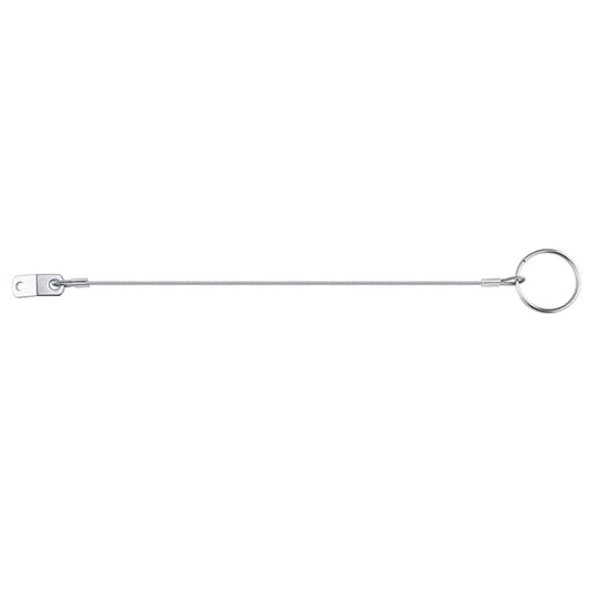 4.5mm 316 Stainless Steel Marine Hardware Spring Safety Stop, Specifications: 300mm Rope - Marine Accessories & Parts by buy2fix | Online Shopping UK | buy2fix