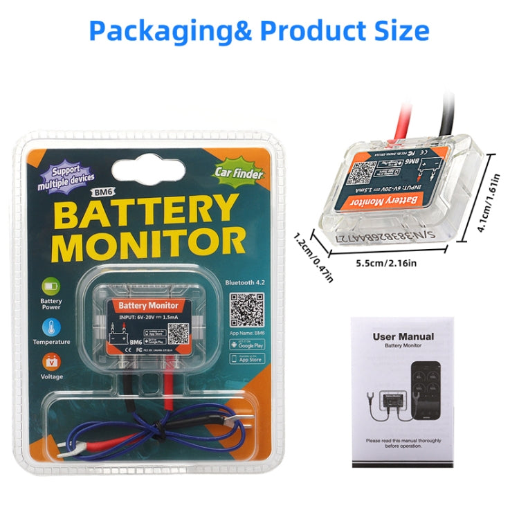 BM6 Car Battery Electricity Testing Instrument Locator - Electronic Test by buy2fix | Online Shopping UK | buy2fix