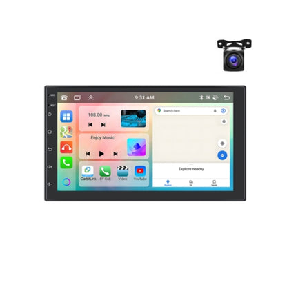 10.1inch Android 13.0 Dual Butt Universal Wireless Carplay Car Navigation Center Control All-In-One Monitor(Standard+AHD Camera) - Car MP3 & MP4 & MP5 by buy2fix | Online Shopping UK | buy2fix