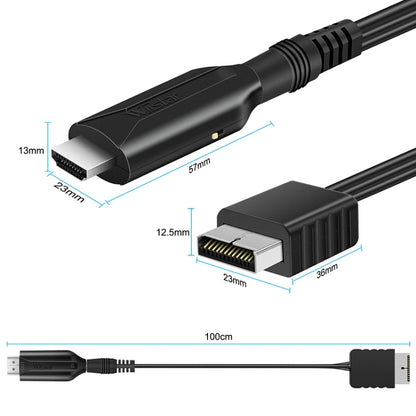 For Sony PS1 / PS2 To HDMI Converter Adapter Cable 1m 720P/1080P Output - Adapter & Cables by buy2fix | Online Shopping UK | buy2fix