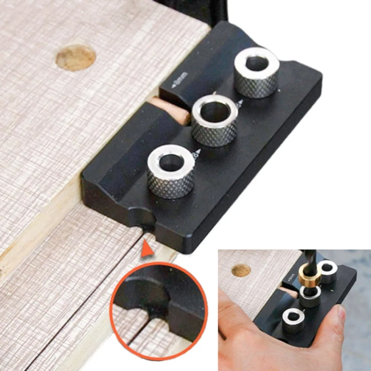 Ganwei MG0-001-0020 3 In 1 Punch Locator Woodworking Positioning Fixture Drilling Wood Doweling Jig - Others by Ganwei | Online Shopping UK | buy2fix