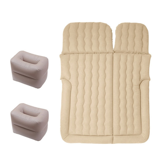 Inflatable Mattress For Car Travel SUV Rear Seat/Trunk, Color: Beige Dual-purpose Square Pier - Seat Accessories by buy2fix | Online Shopping UK | buy2fix