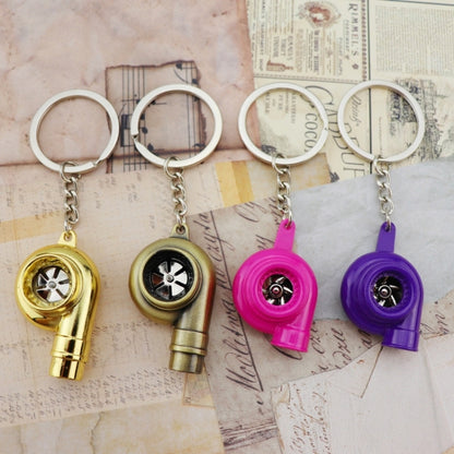 Car Tuning Accessories Turbo Keychain Decorative Pendant, Style: Large Bronze - Key Rings by buy2fix | Online Shopping UK | buy2fix