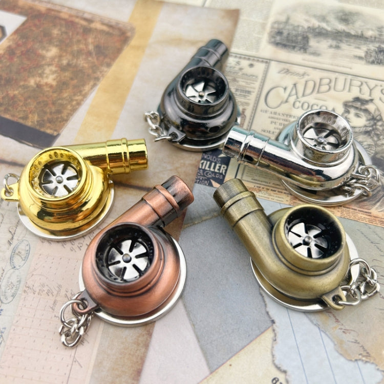 Car Tuning Accessories Turbo Keychain Decorative Pendant, Style: Small Green Antique - Key Rings by buy2fix | Online Shopping UK | buy2fix