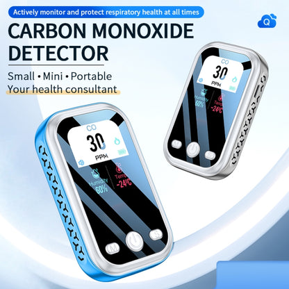 Portable Carbon Monoxide Detector Outdoor Home Detection Alarm(Gray) - Air & Water Quality Tester by buy2fix | Online Shopping UK | buy2fix