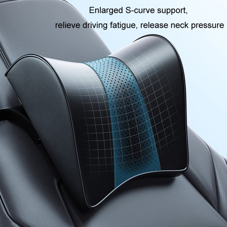 For Tesla Model 3/Y Car Memory Foam Headrest, Material: Microfiber - Seat Accessories by buy2fix | Online Shopping UK | buy2fix