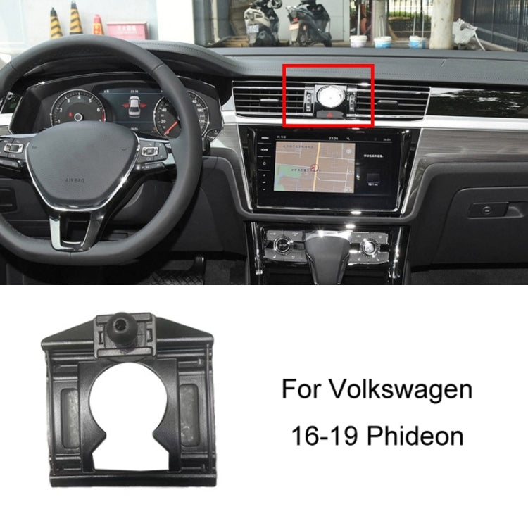 For Volkswagen Car Air Outlet Modified Mobile Phone Holder Base, Model: 16-19 Phideon - Special Car Holders by buy2fix | Online Shopping UK | buy2fix