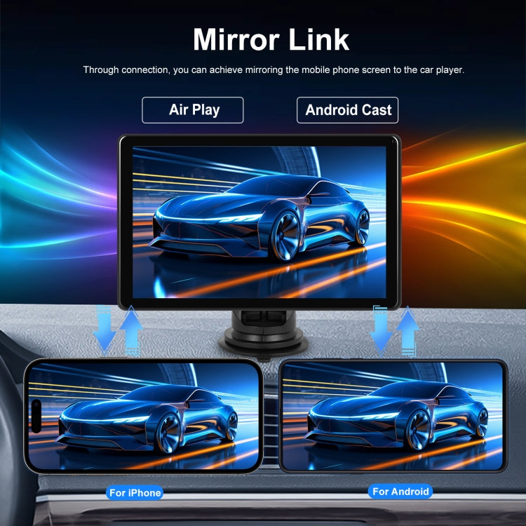 8-inch Car Full Touch Screen Player Supports Horizontal and Vertical CarPlay / Android Auto, Spec: With Camera - Car MP3 & MP4 & MP5 by buy2fix | Online Shopping UK | buy2fix