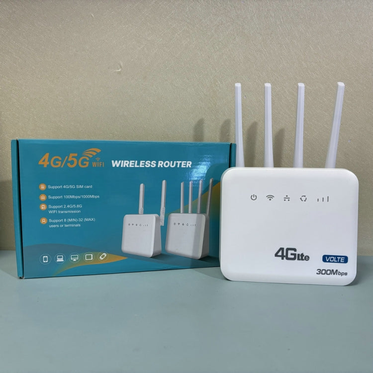 American Version 4G WiFi6 VOLTE CPE Wireless SIM Card Router With RJ45+RJ11, US Plug - Wireless Routers by buy2fix | Online Shopping UK | buy2fix